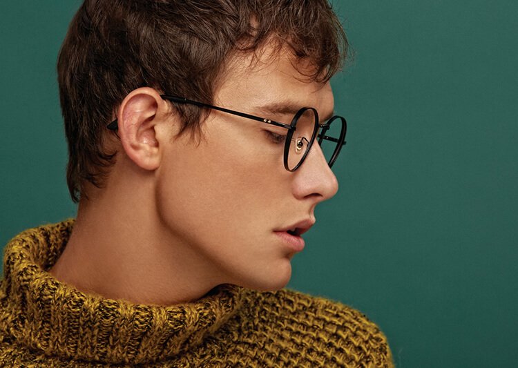 china eyewear factory black optical frame for men