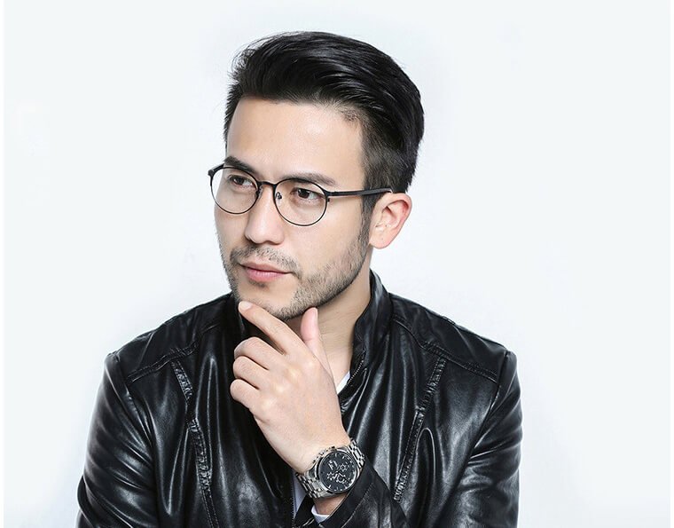 china round metal optical glasses